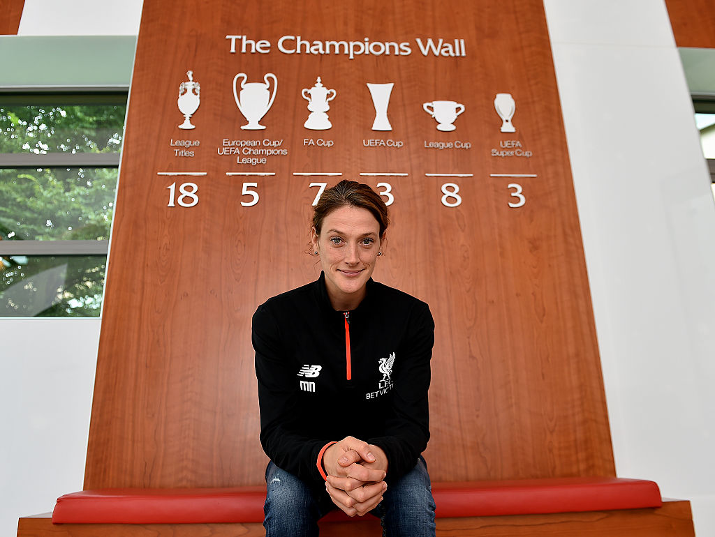 LIVERPOOL, ENGLAND - SEPTEMBER 06: (THE SUN OUT, THE SUN ON SUNDAY OUT) Mona Nemmer the Liverpool FC Head of Nutrition photographed at Melwood Training Ground on September 06, 2016 in Liverpool, England. (Photo by Andrew Powell/Liverpool FC via Getty Images)