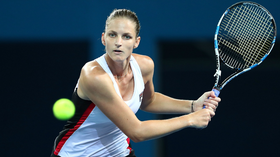Campeã do WTA Brisbane, Karolina Pliskova já enfrentou a irmã gêmea oito vezes em sua carreira