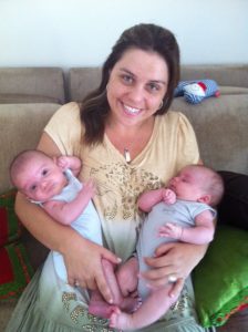 Dra Tathi com Daniel e o Felipe (Arquivo pessoal)