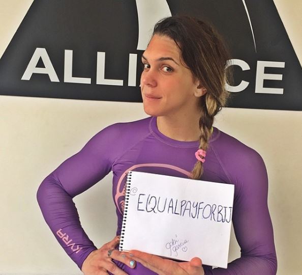Gabi Garcia também apoia o movimento. (Instagram: @equalpayforbjj).