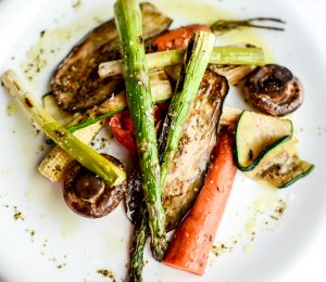 Plate of Grilled Vegetables
