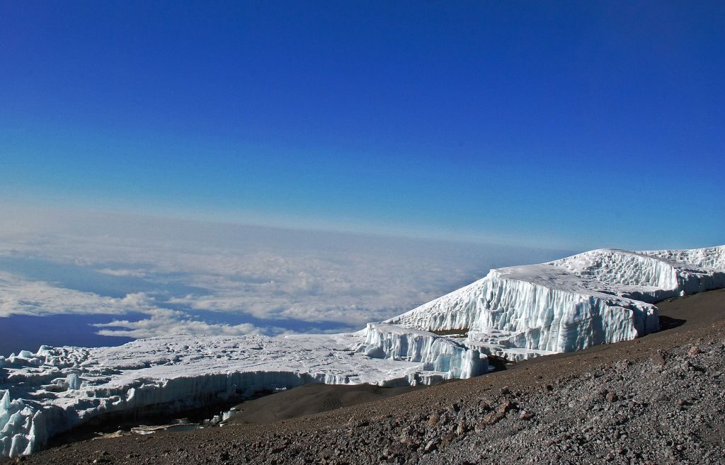 The view along a trekking route up Mount Kilimanjaro, Tanzania on September 26, 2014. Mount Kilimanjaro is a dormant volcanic mountain in Tanzania. It is the highest mountain in Africa and the highest free-standing mountain in the world at 5,895 metres or 19,341 feet above sea level. AFP PHOTO/PETER MARTELL / AFP PHOTO / PETER MARTELL (Photo credit should read PETER MARTELL/AFP/Getty Images)