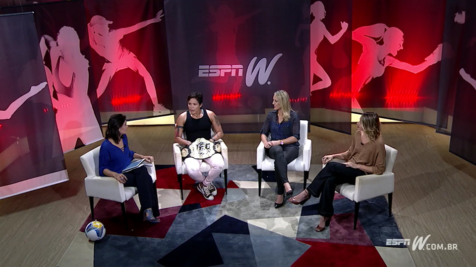 Campeã do UFC, Amanda Nunes fala sobre crescimento dos esportes de luta entre as mulheres no Olhar espnW